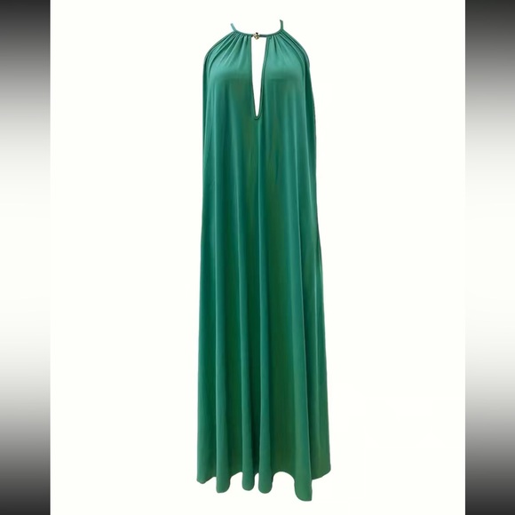 Boho party formal spring summer halter maxi dress - Picture 9 of 11